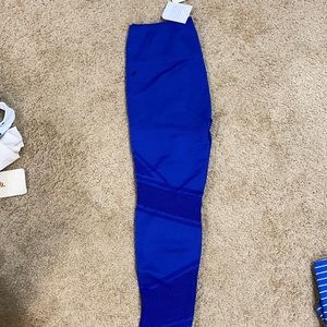 Cyan blue workout pant